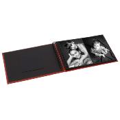 WALTHER Album traditionnel à spirale Fun 40ph 10x15 rouge - Lot de 2