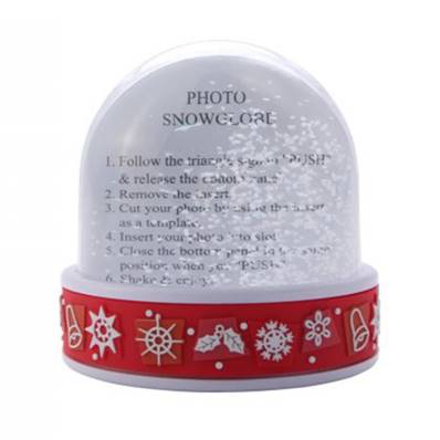 GLOBE NEIGE Base Rouge - Vendu par multiple de 36