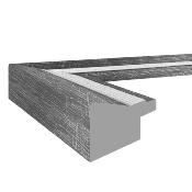 WALTHER Cadre résine Chalet 18x24 - photo 10x15cm noir - Lot de 4