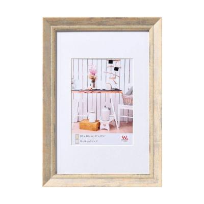 WALTHER Cadre résine Chalet 24x30 - photo 15x20cm naturel - Lot de 4