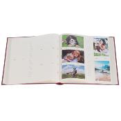 ERICA Album pochettes mémo Square 36x36,5cm 500vues Bordeaux Lot de 2