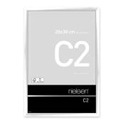 NIELSEN Cadre Photo Aluminium C2 20X30 - Blanc Brillant