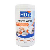 HD Bote de 120 Lingettes Bactricides Fongicides et Virucides