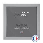 PHOTO ART PREMIUM Cadre bois 20x20 Argent lot de 4