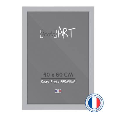 PHOTO ART PREMIUM Cadre bois 40x60 Argent lot de 4