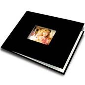 UNIBIND Couverture Photobook Noir A4 avec fenêtre Lot de 10