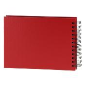 WALTHER Album traditionnel à spirale Fun 40ph 10x15 rouge - Lot de 2