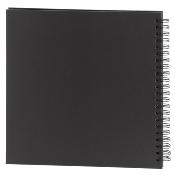 WALTHER Album traditionnel à spirale Fun 200ph 10x15 noir - Lot de 2