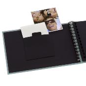 WALTHER Album à Spirale Tradi Fun 17x23cm 40p Bleu Menthe Lot de 2