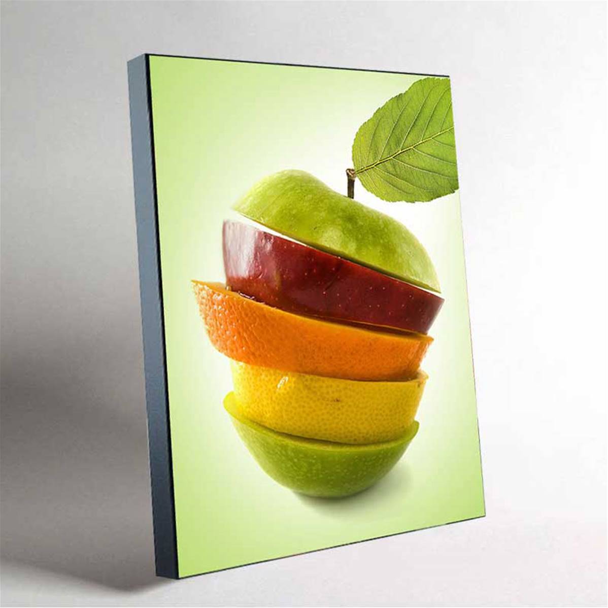 CHROMALUXE Plaques MDF Blanc Brillant Bord Noir -29.1x29.1cm - X 10