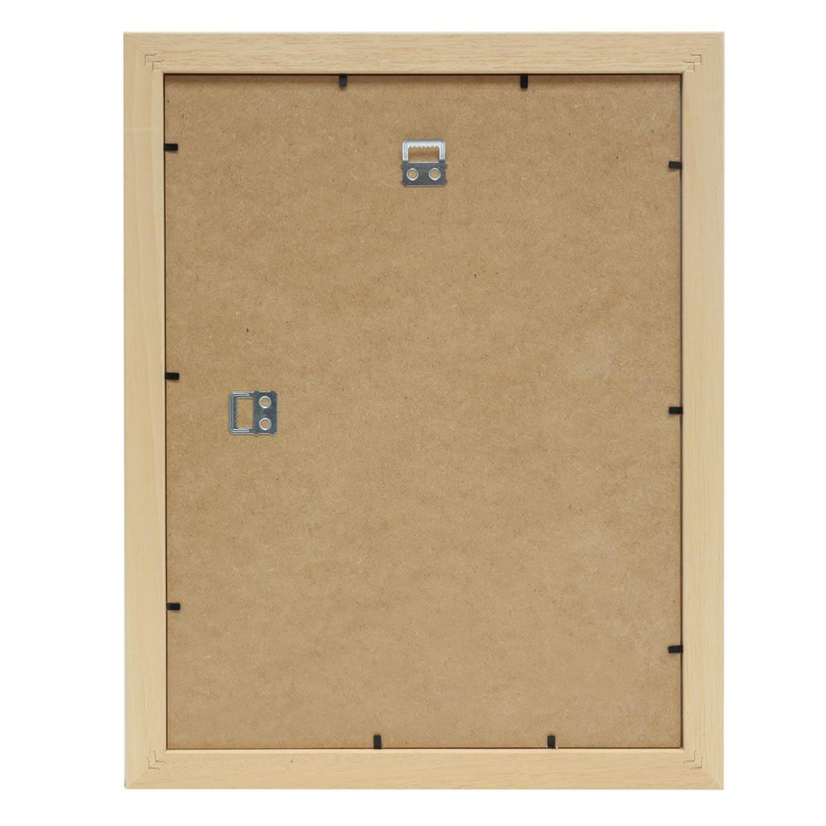 DEKNUDT Cadre bois naturel 30x40cm - Lot de 2