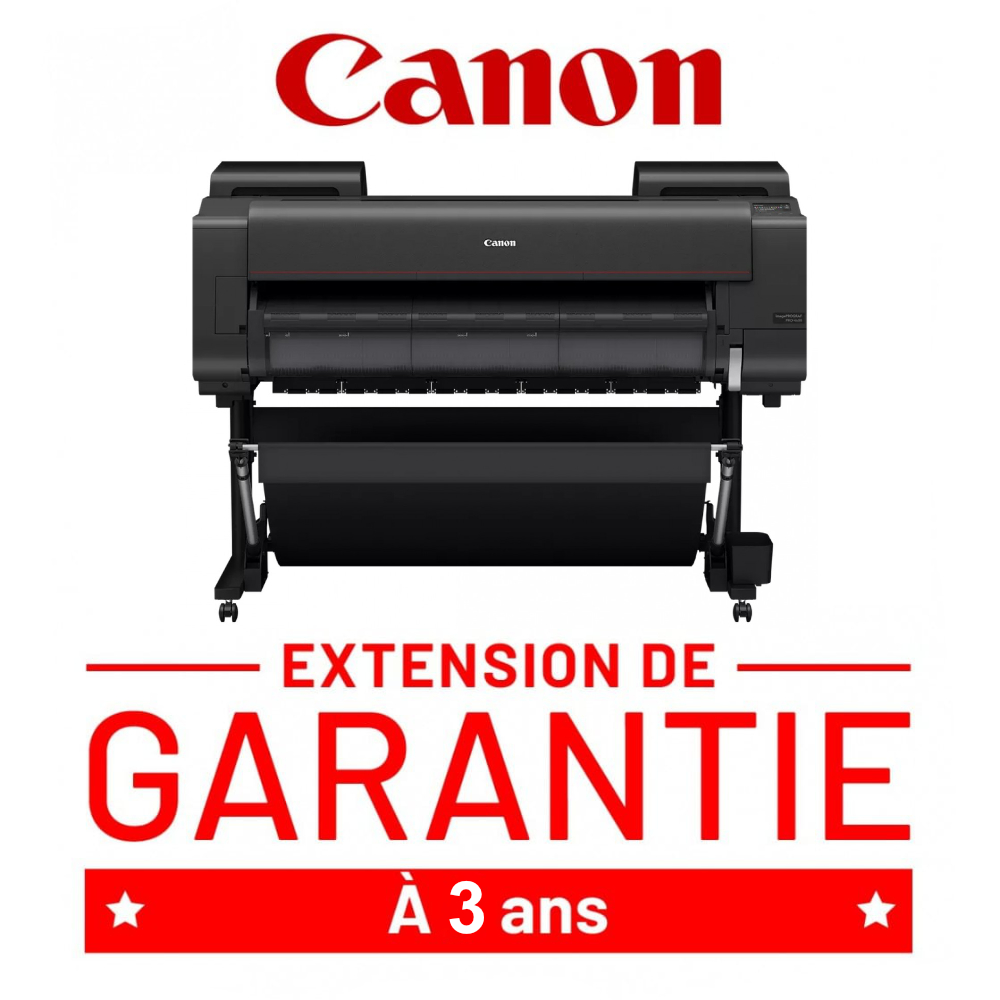 Extension de garantie à 3 ans pour imprimante ImagePROGRAF PRO-4100/4100S/4600/4600S