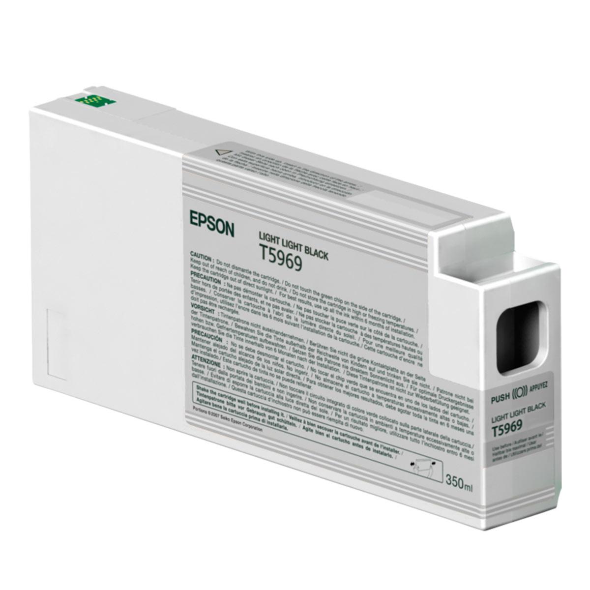 EPSON Encre T5969 HDR Gris Clair pour SP-7890/7900/9890/9900 350ml