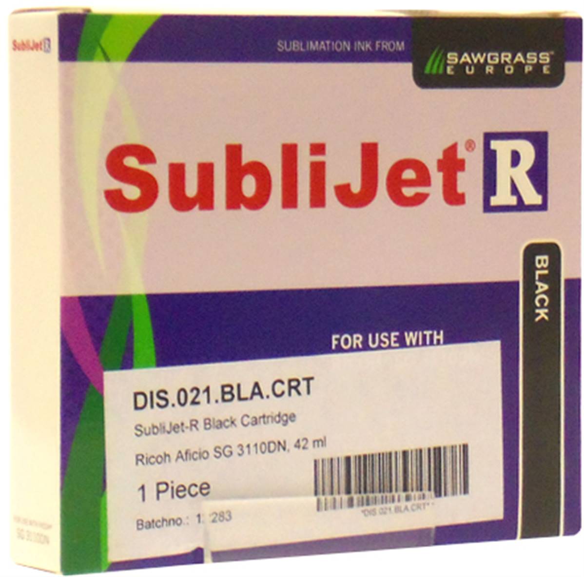 SAWGRASS Encre SubliJet-R 42 ml Noir pour Ricoh SG3110/7100DN