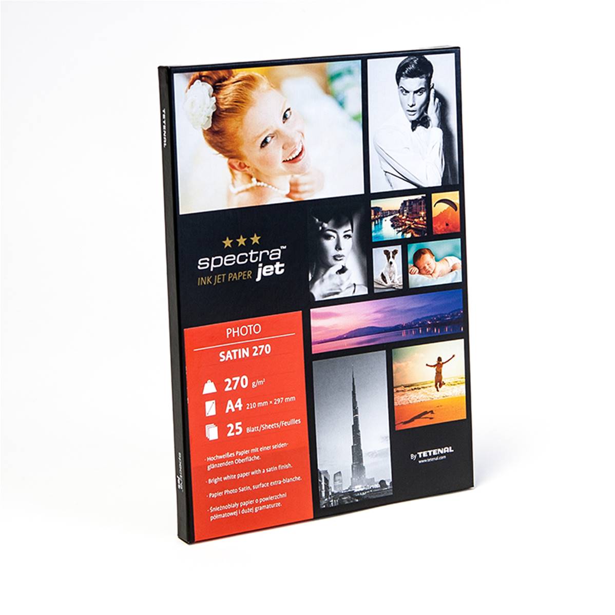 SPECTRAJET Papier Photo Satin 270g A4 25 feuilles