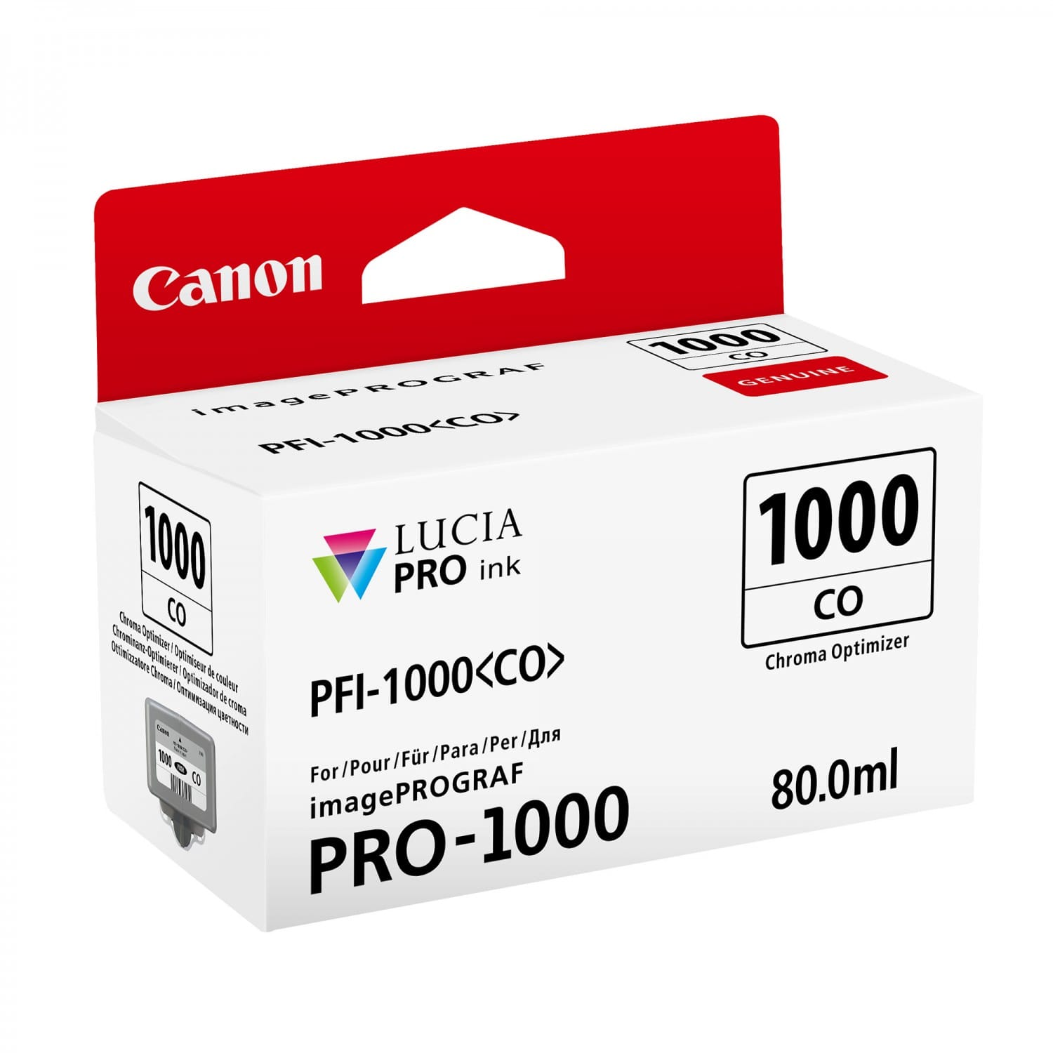 Cartouche PFI-1000CO CHROMA OPTIMIZER pour imagePROGRAF PRO-1000 (80ml)