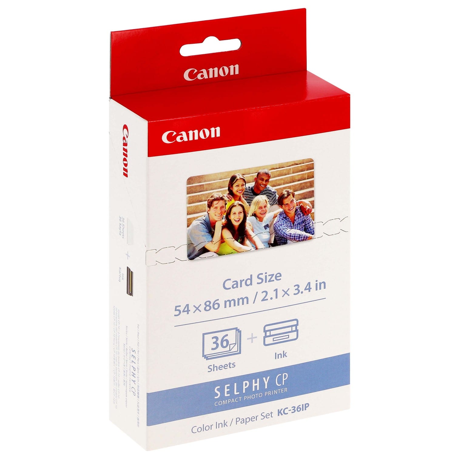 Consommable thermique Kit KC-36IP pour Selphy CP - 36 Photos Format Carte de Crédit