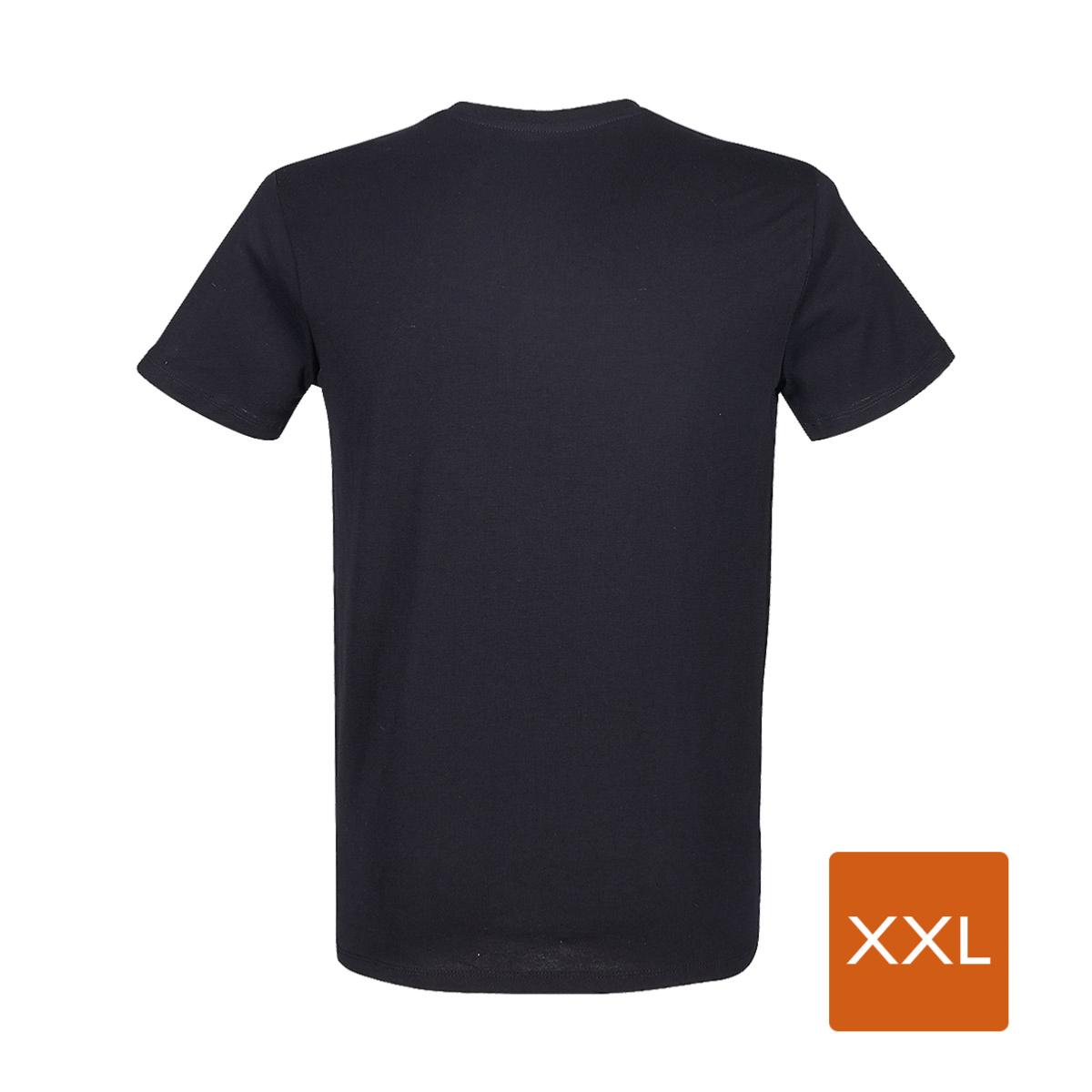 T-Shirt Noir Homme Taille XXL prétraité pour impression DTG Par 10