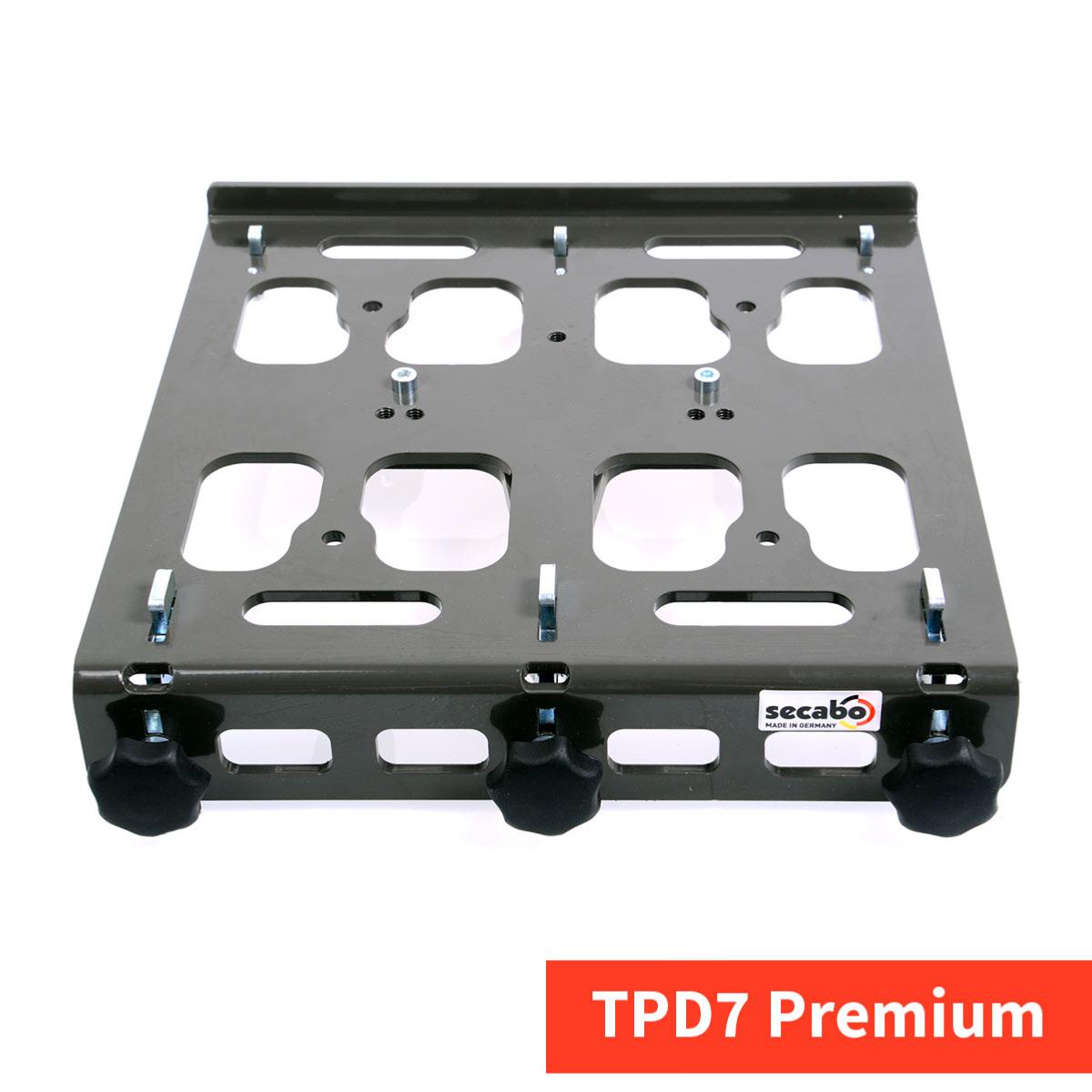 SECABO Chariot de changement rapide des plateaux pour TPD7 Premium