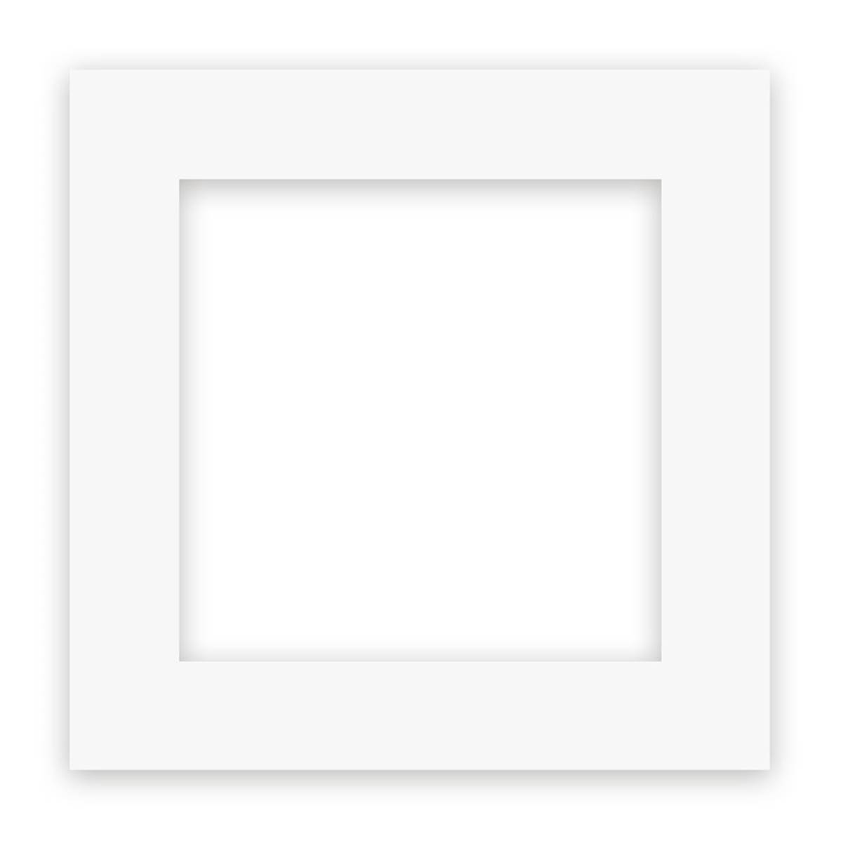 PASSE PARTOUT BLANC 20X20 PHOTO 15X15 Vendu par 2