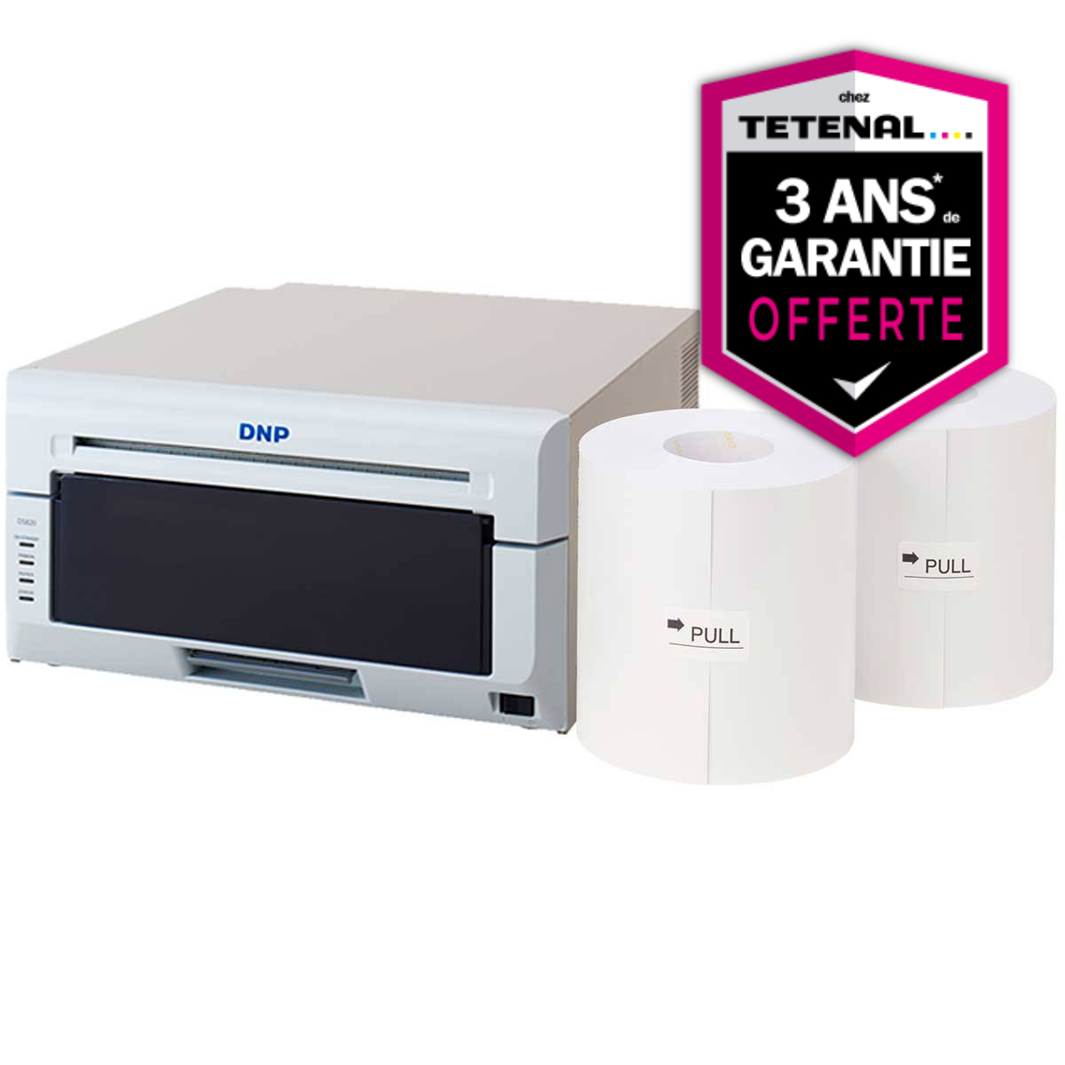 Imprimante Pack DS820 + 1 carton papier 20x30 SD