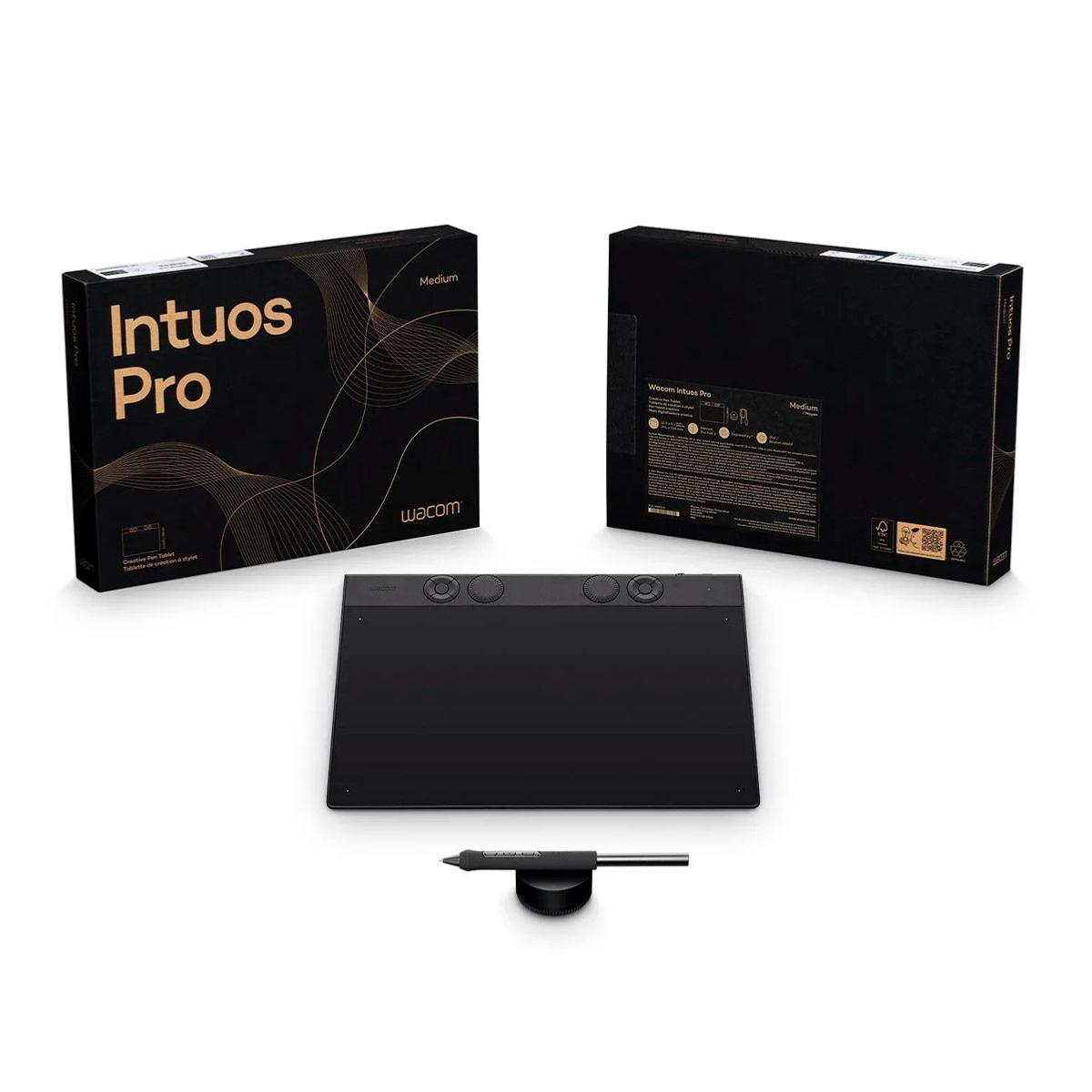 WACOM Tablette graphique à stylet Intuos Pro Medium PTK670K0B