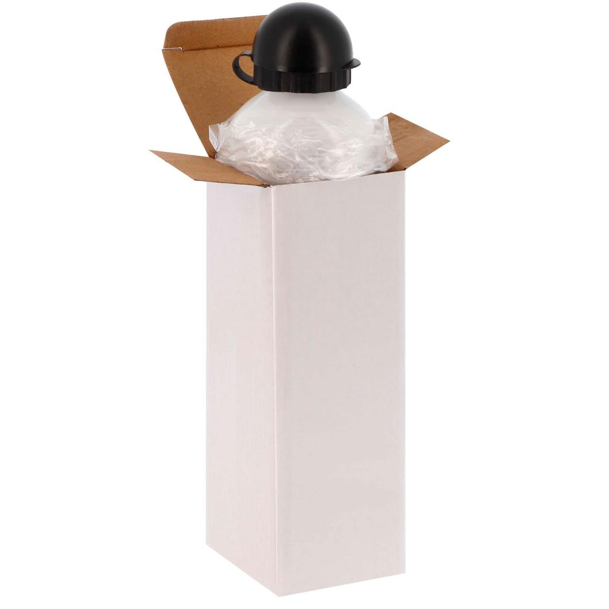 Gourde Aluminium Blanche 600ml pour sublimation - lot de 6