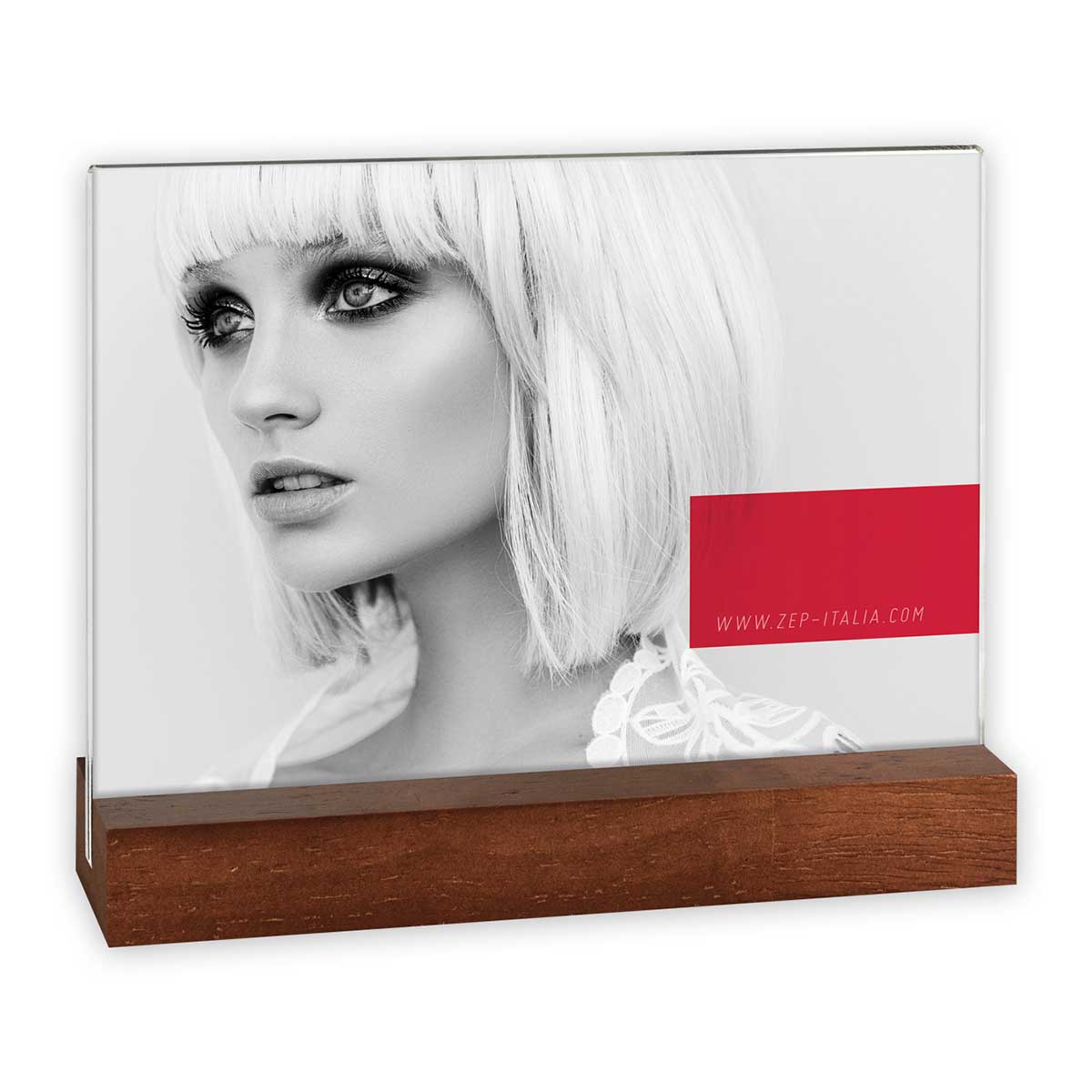 ZEP Cadre Dresda 10X15 Sur Support Bois Marron Lot de 12