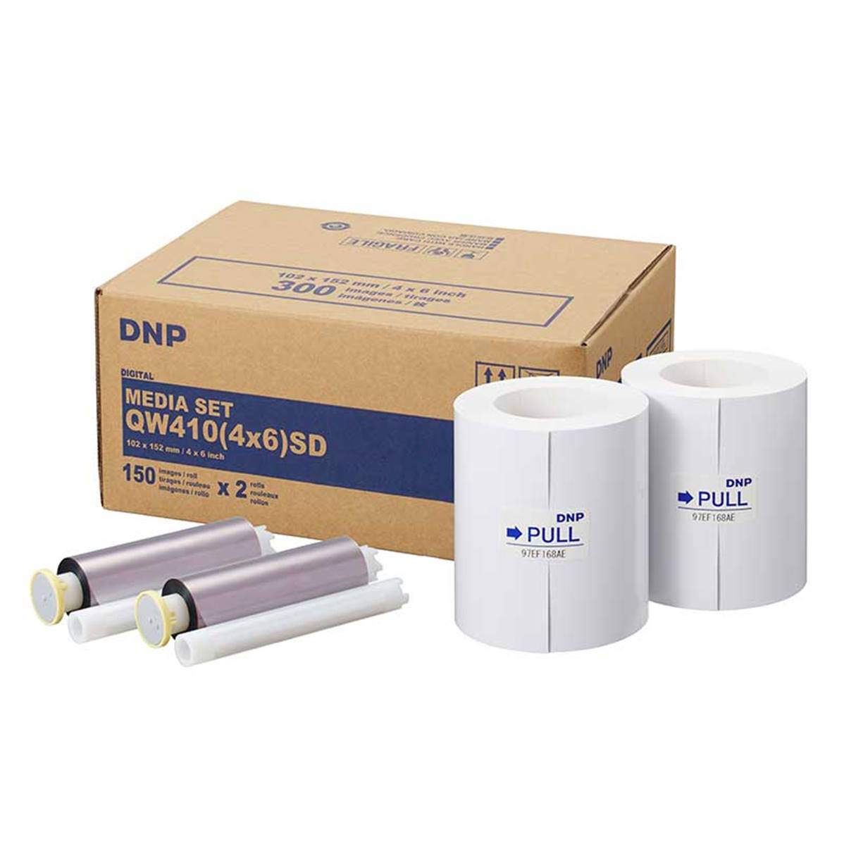 DNP Papier Standard pour QW410 - 10X15cm(4x6") - 2x150 impr.