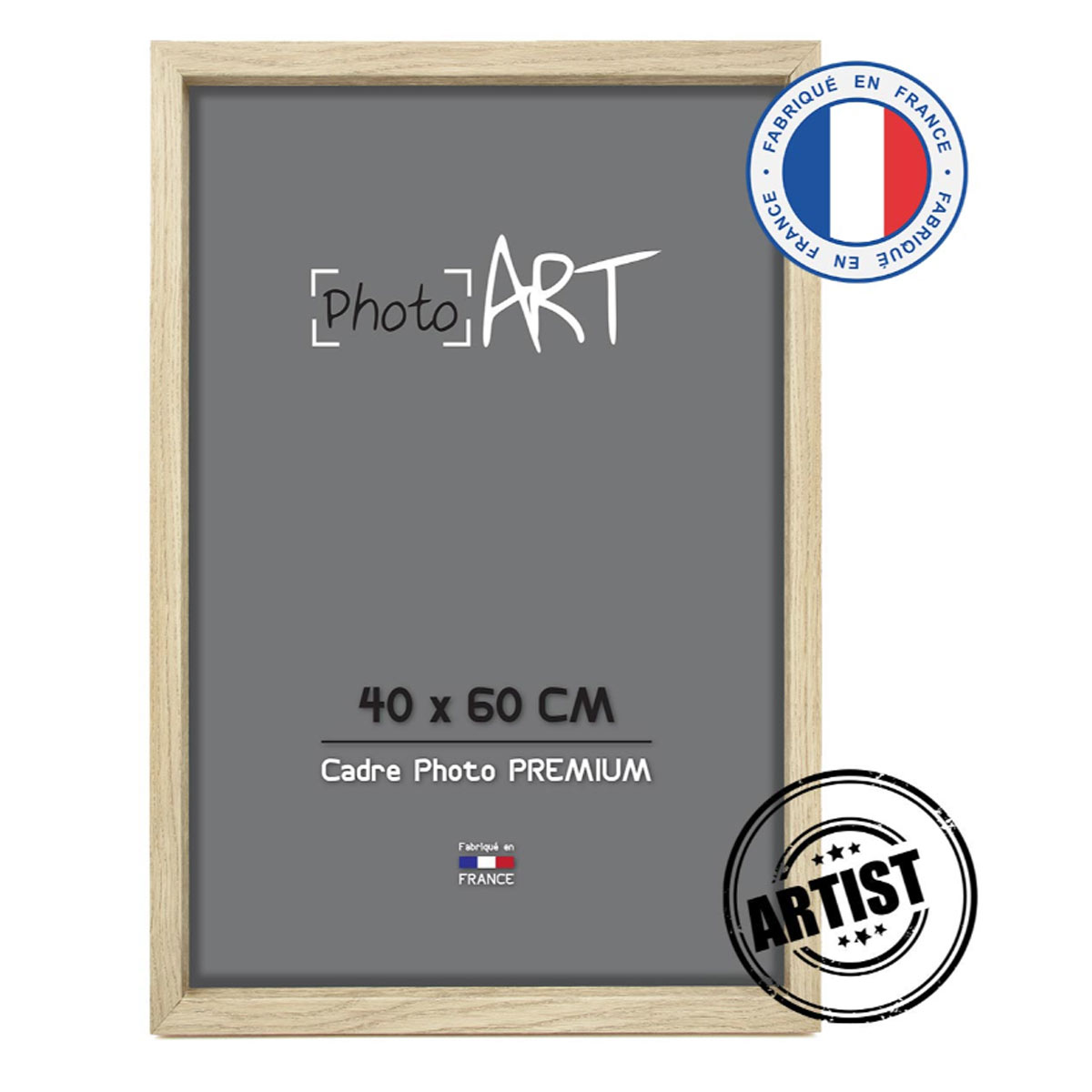 PREMIUM Artist Cadre bois 40x60 Chêne lot de 4