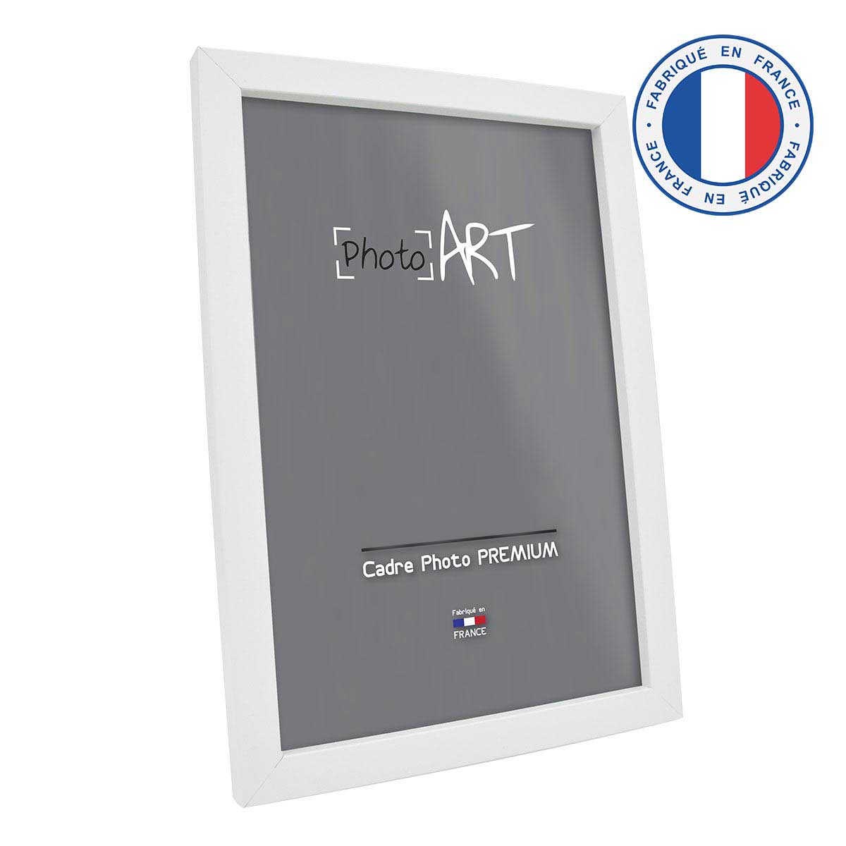 PHOTO ART PREMIUM Cadre bois 15x20 Blanc lot de 4