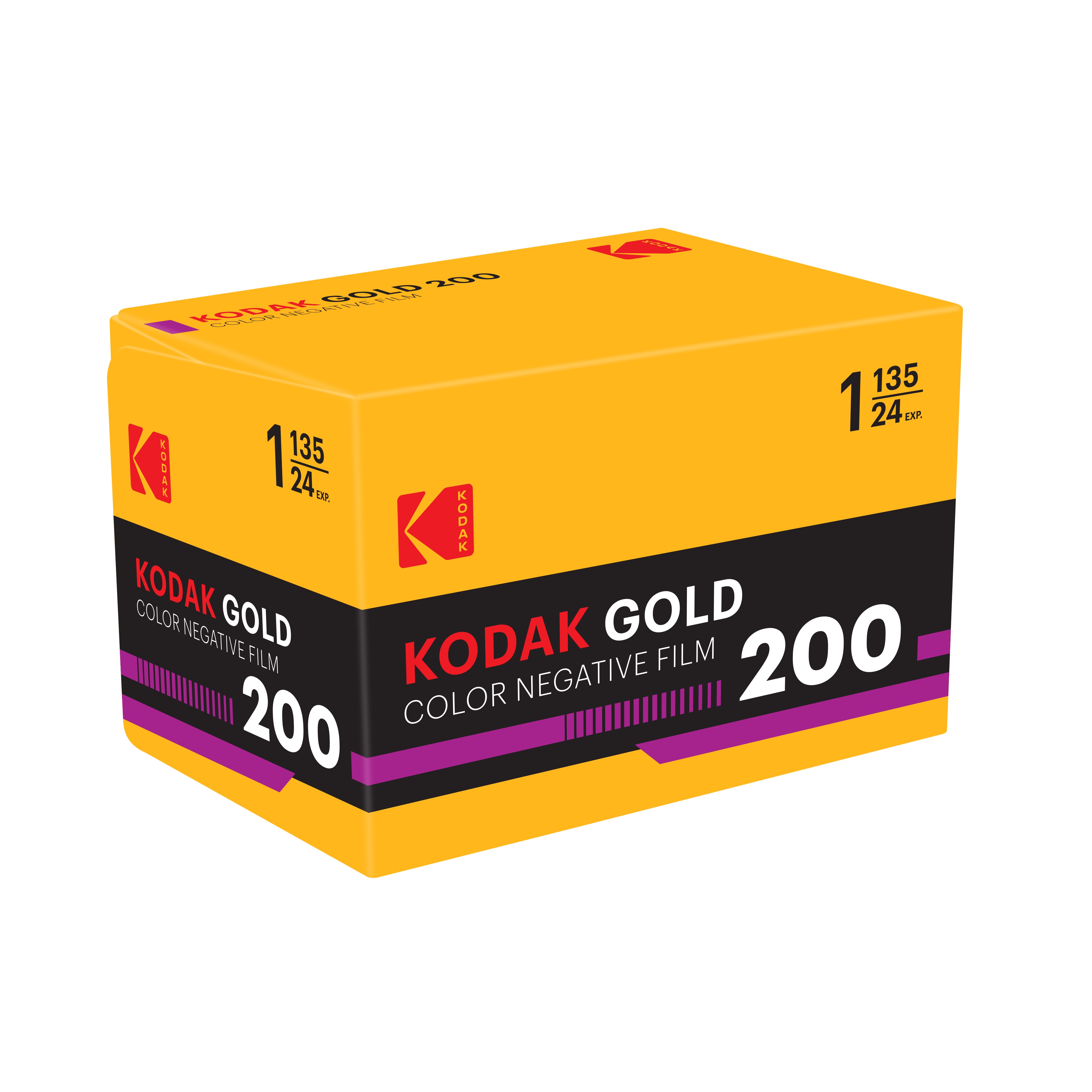 Film négatif couleur Gold 200 135-24 poses - Boîte - Vendu par 10