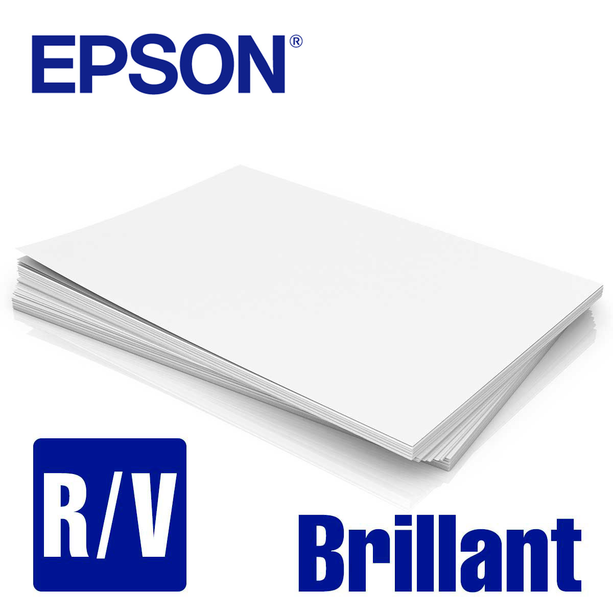 Papier photo Brillant Recto Verso 190g pour imprimante D1000A 800 feuilles (plusieurs formats disponibles)