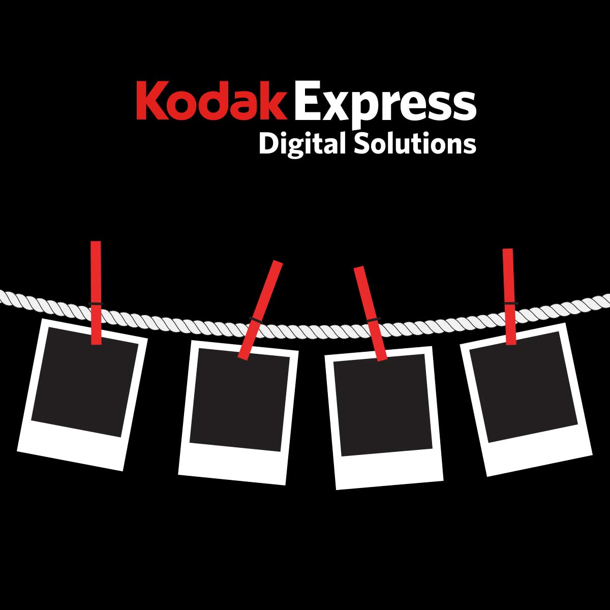 KODAK EXPRESS Sac recyclé 50x50cm lot de 50