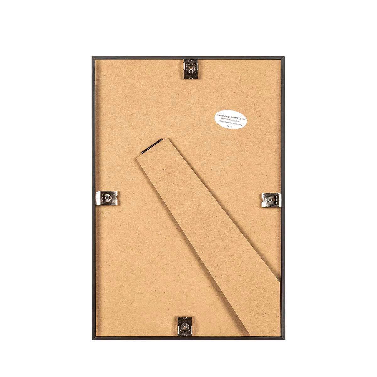 WALTHER Cadre plastique Desire 20x30cm argenté - Lot de 4