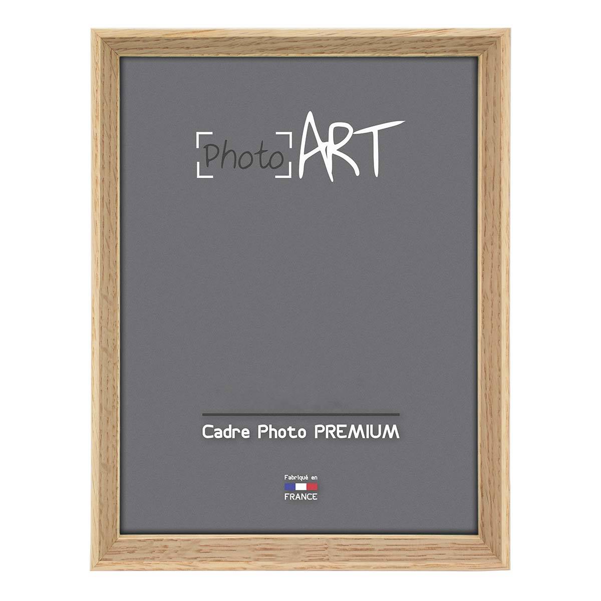 PHOTO ART PREMIUM Massif Cadre bois 15x20 Chêne lot de 4