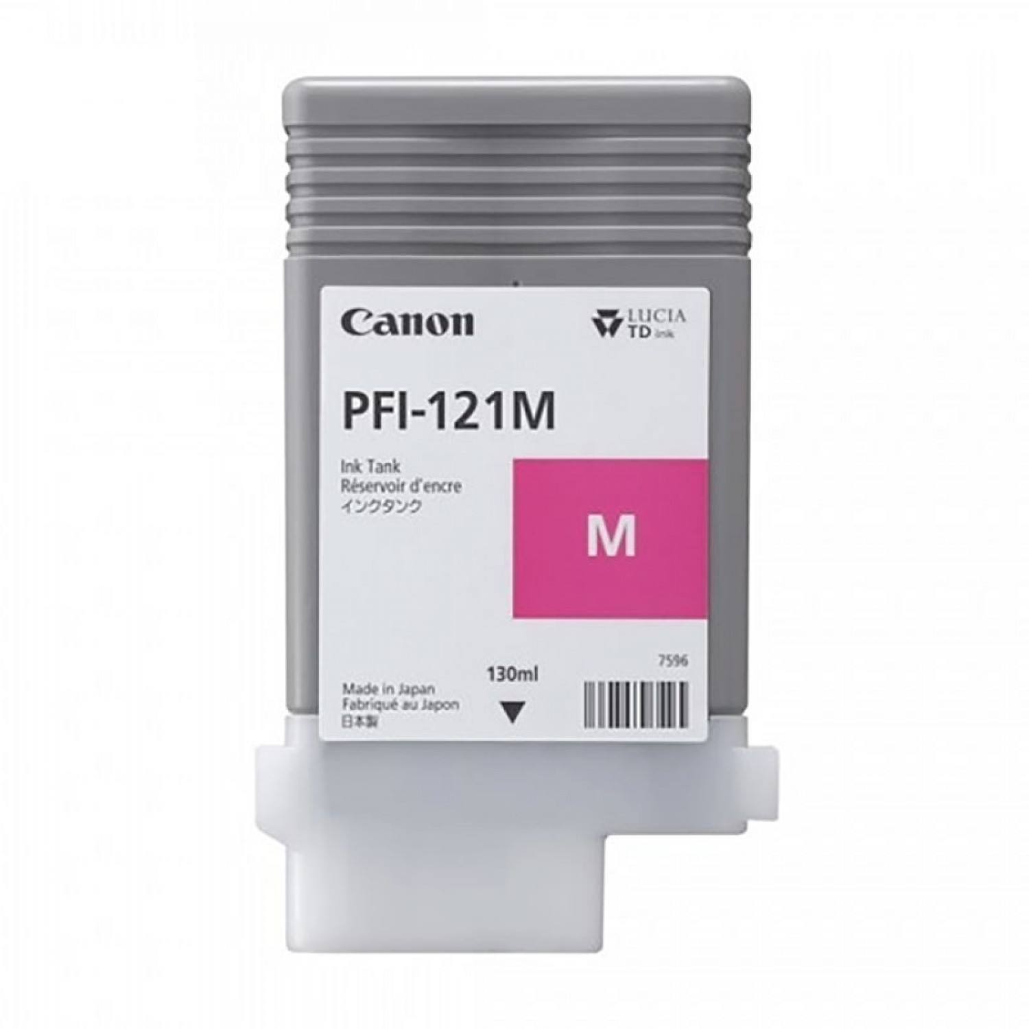 Cartouche d'encre traceur PFI-121M MAGENTA pour imagePROGRAF TM-250/TM-255/TM-300/ TM-305/TM-350 et TM-355 (130ml)