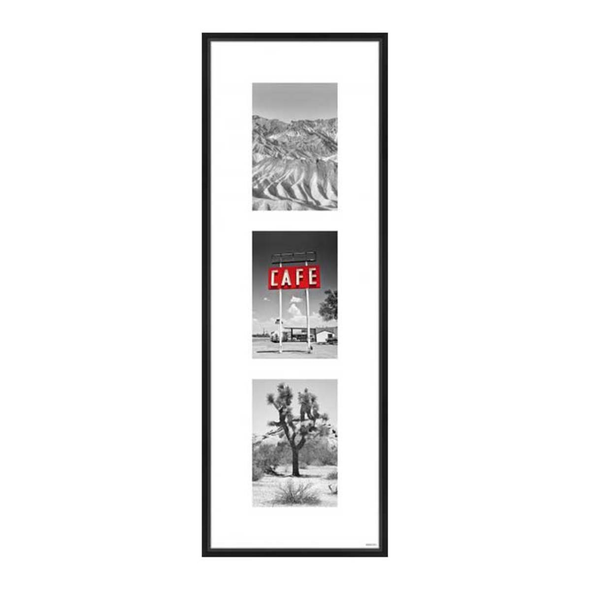 NIELSEN Cadre Photo Aluminium GALLERY Junior 20X60 - Noir