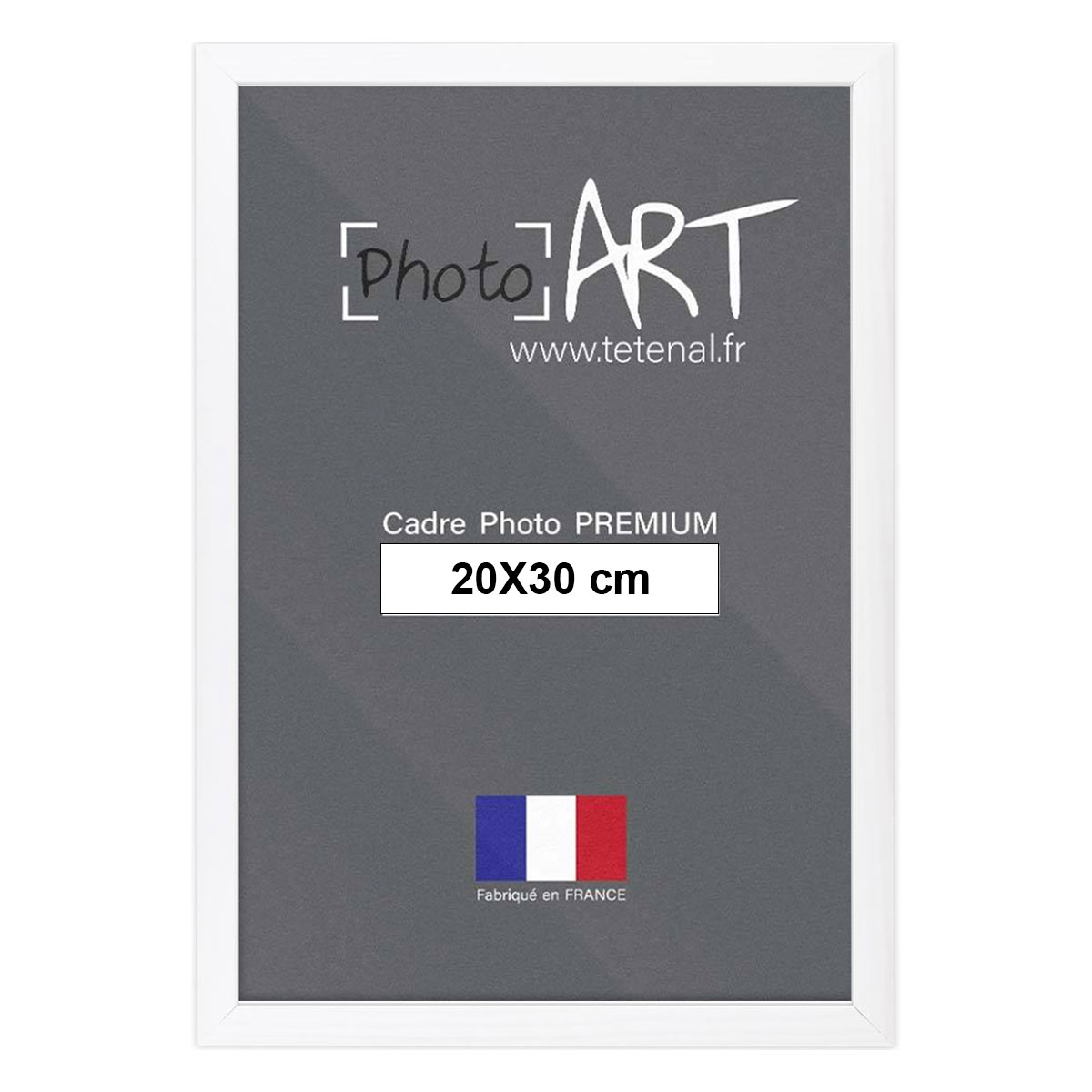 PREMIUM Cadre bois 20x30 Blanc lot de 4