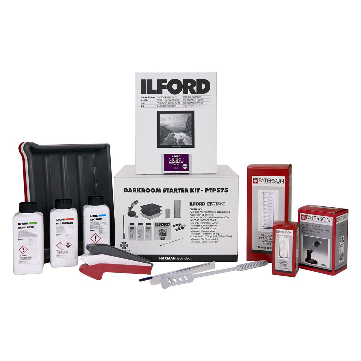 ILFORD PATERSON Chimie Kit de Démarrage Noir et Blanc