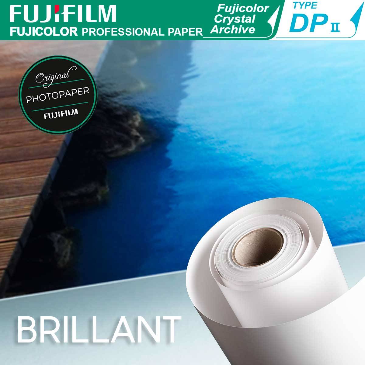 FUJIFILM Crystal Archive Brillant  DPII 30.5x108m Carton de 2 Rlx
