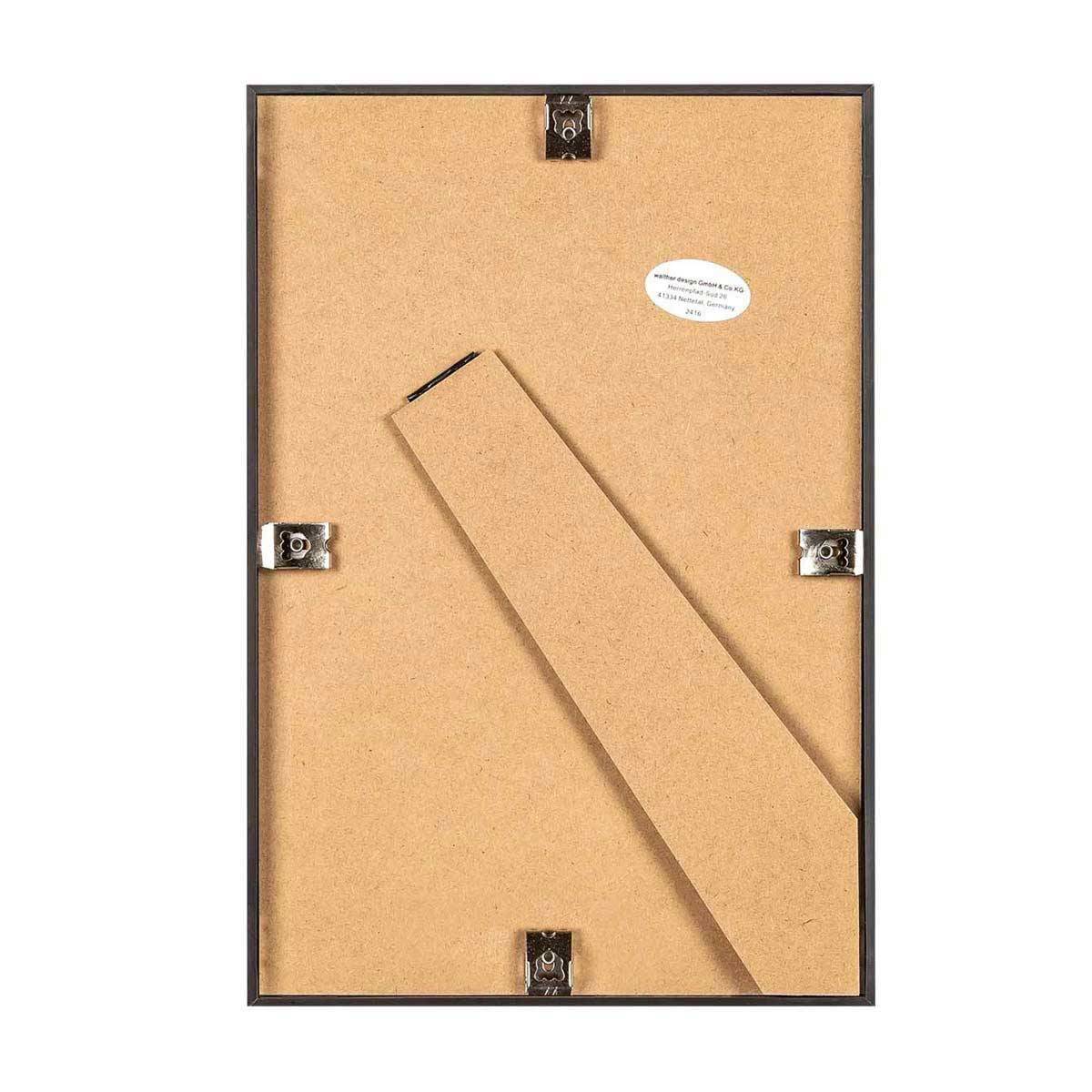 WALTHER Cadre plastique Galeria 15x20cm noir - Lot de 4