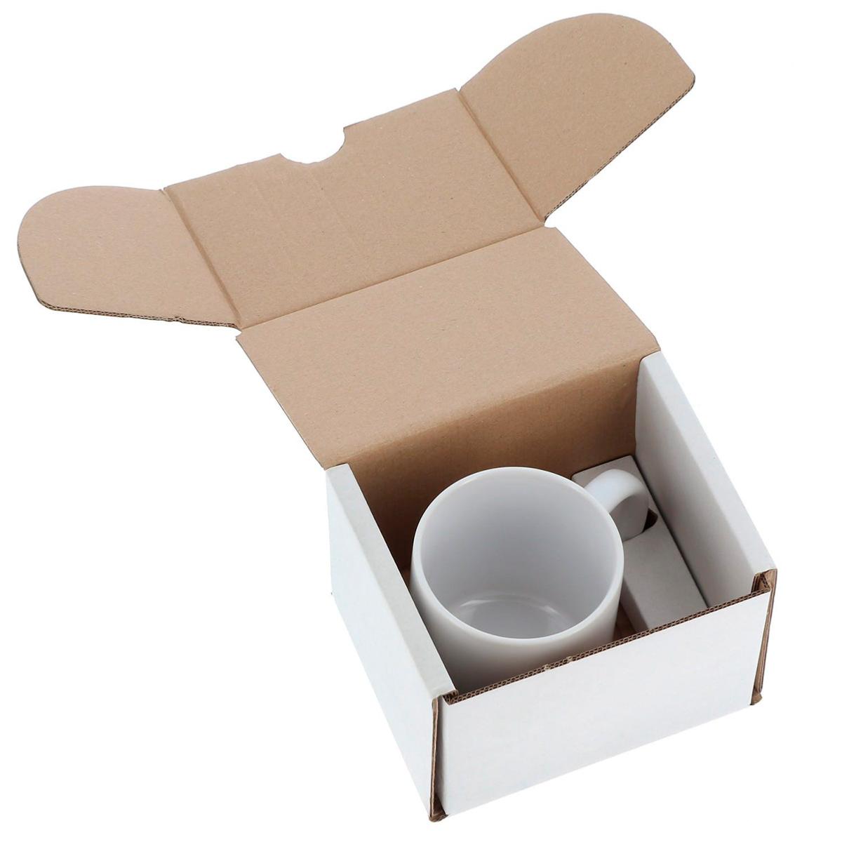 Boîte blanche carton pour Mug 330ml (11oz) - Lot de 50