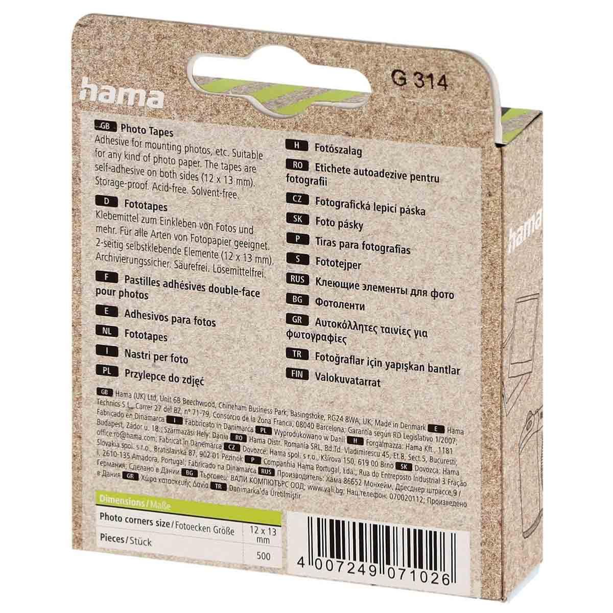 Hama Distributeur de pastilles adhésives 500 pastilles