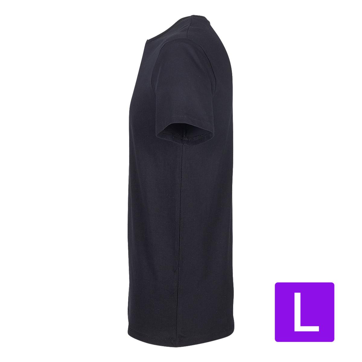 T-Shirt Noir Homme Taille L prétraité pour impression DTG Lot de 10