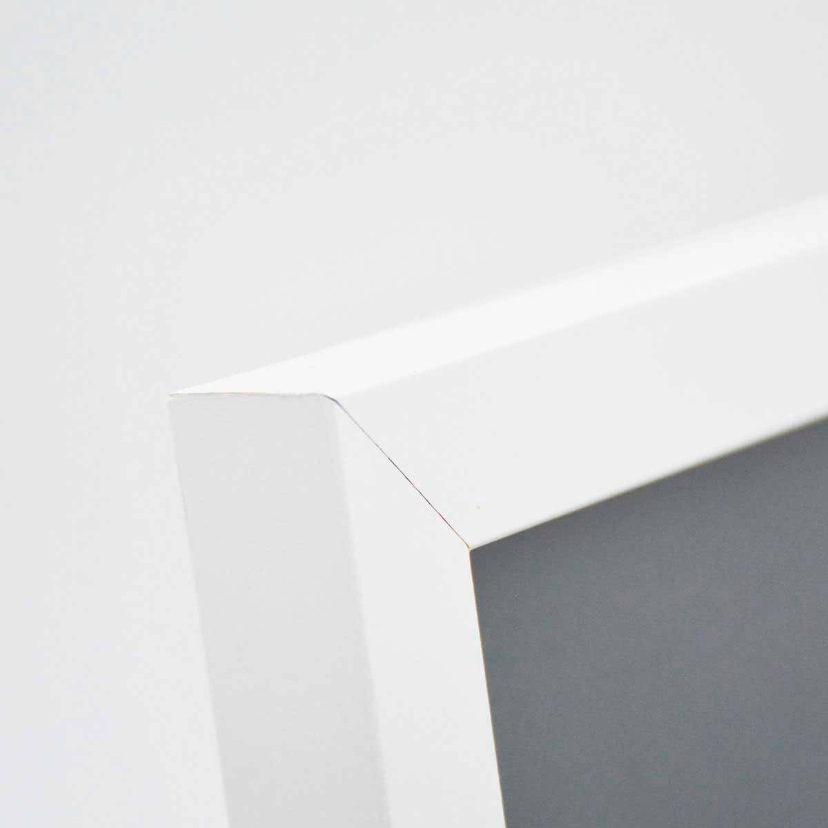 PHOTO ART PREMIUM Cadre bois 30x90 Blanc lot de 4