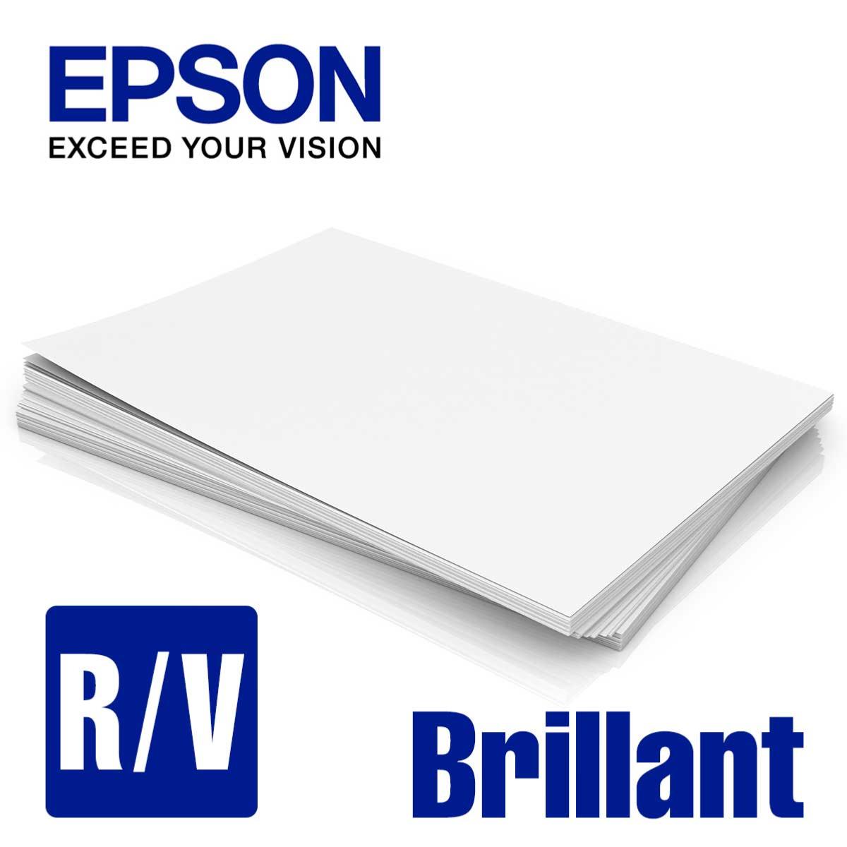 EPSON Papier Brillant R/V 225g A5 pour D1000A 800 feuilles