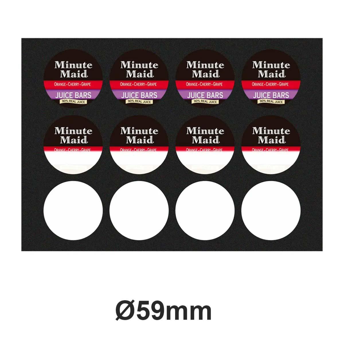 Gabarit impression Badges et magnets Ø59mm pour Epson V1000