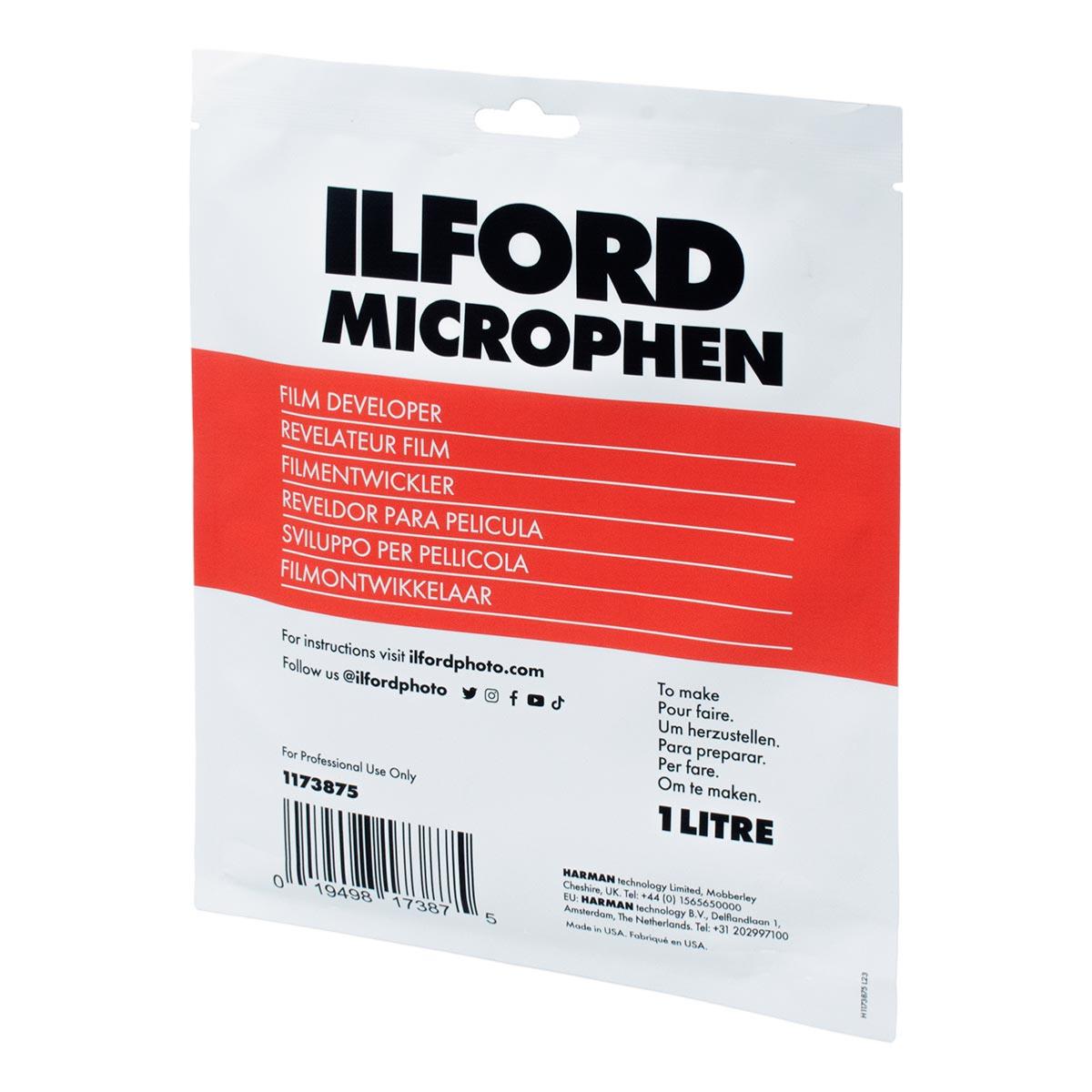 ILFORD Chimie Microphen Révélateur Film Poudre 1L