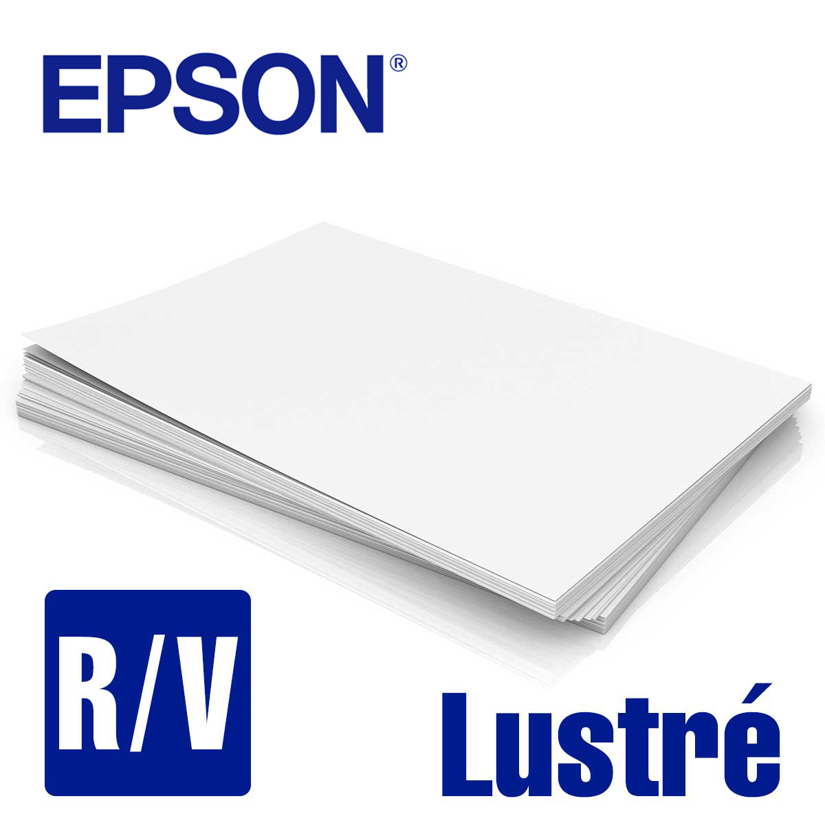 Papier photo Lustré Premium Recto Verso 225g 21x21cm pour imprimante D1000A 800 feuilles